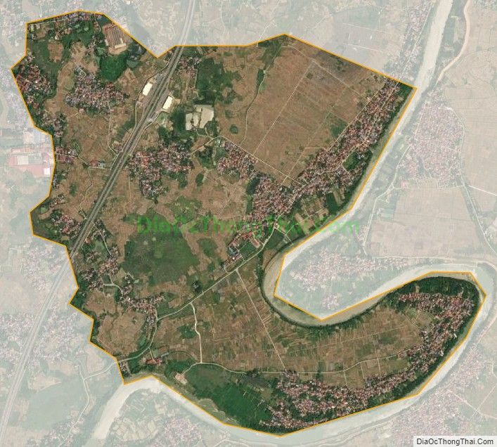 Bản đồ vệ tinh phường Tân Phú, thành phố Phổ Yên