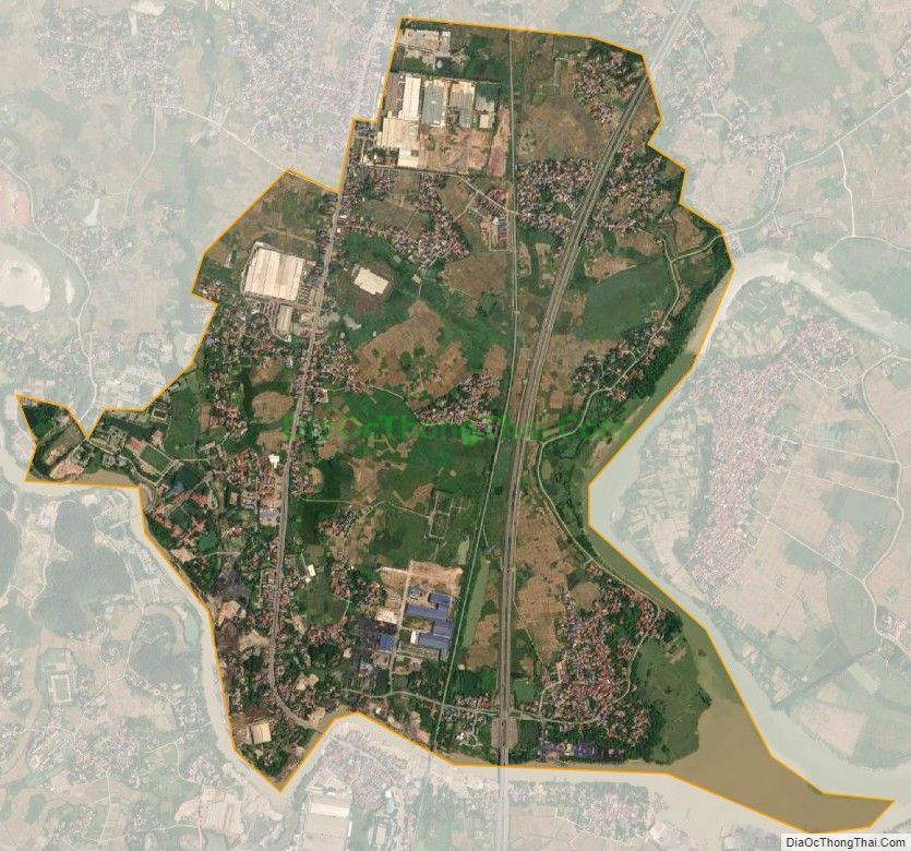 Bản đồ vệ tinh phường Thuận Thành, thành phố Phổ Yên