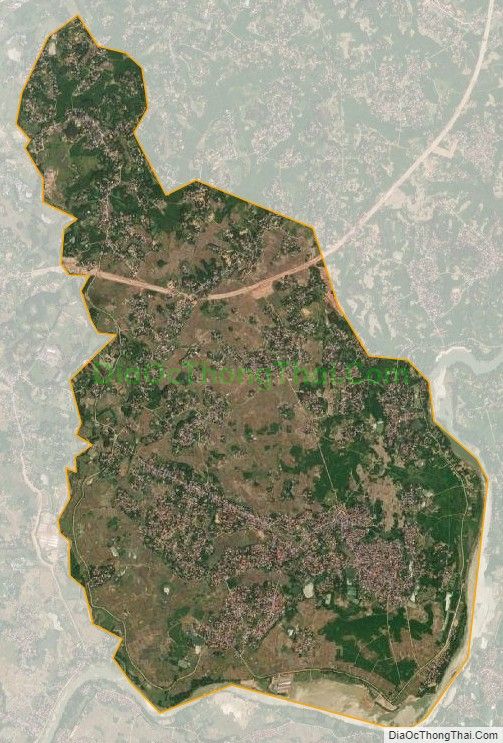 Bản đồ vệ tinh phường Tiên Phong, thành phố Phổ Yên