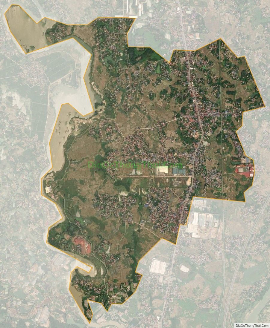 Bản đồ vệ tinh phường Trung Thành, thành phố Phổ Yên