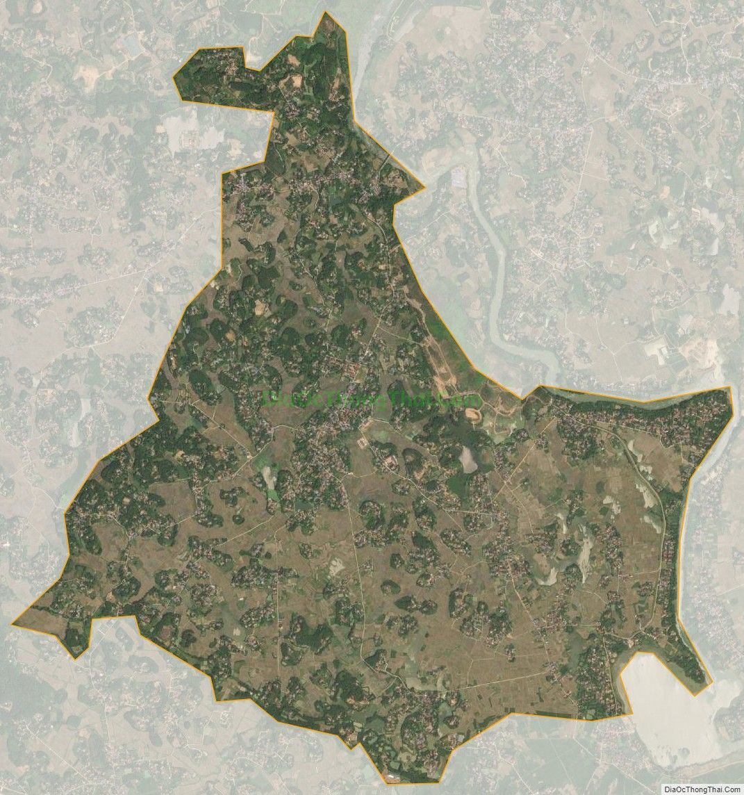 Bản đồ vệ tinh xã Vạn Phái, thành phố Phổ Yên