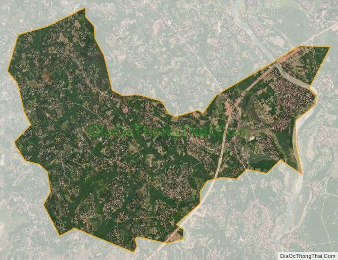 Bản đồ vệ tinh xã Nga My, huyện Phú Bình