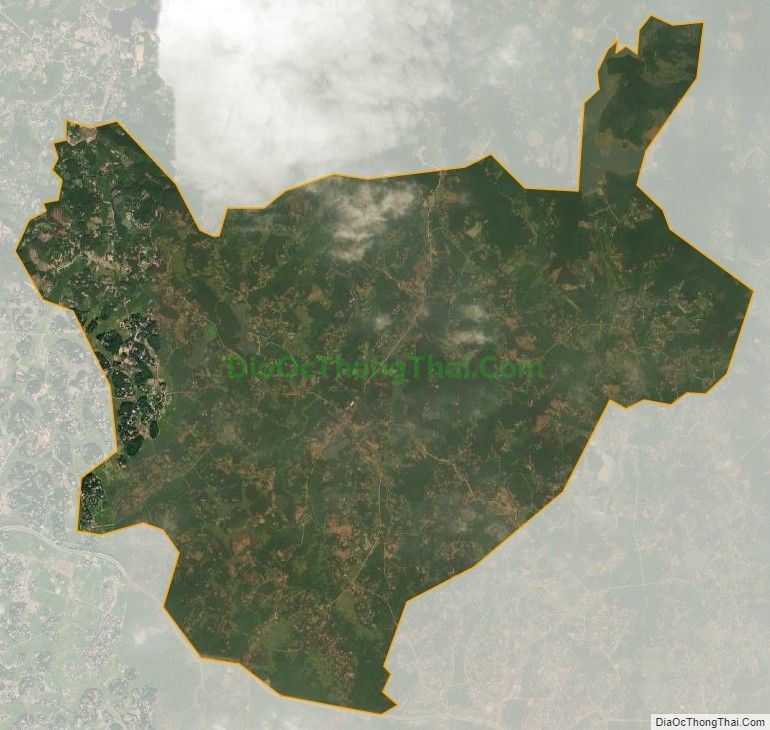 Bản đồ vệ tinh xã Tân Hòa, huyện Phú Bình