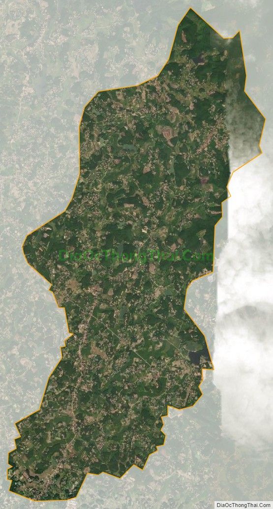 Bản đồ vệ tinh xã Tân Kim, huyện Phú Bình