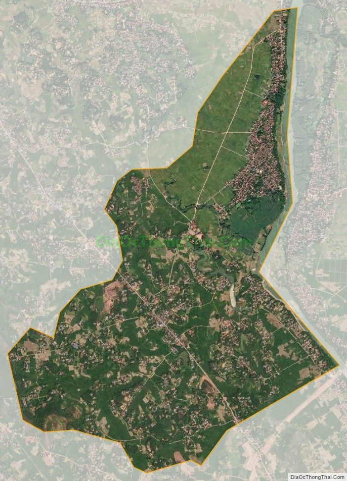 Bản đồ vệ tinh xã Úc Kỳ, huyện Phú Bình