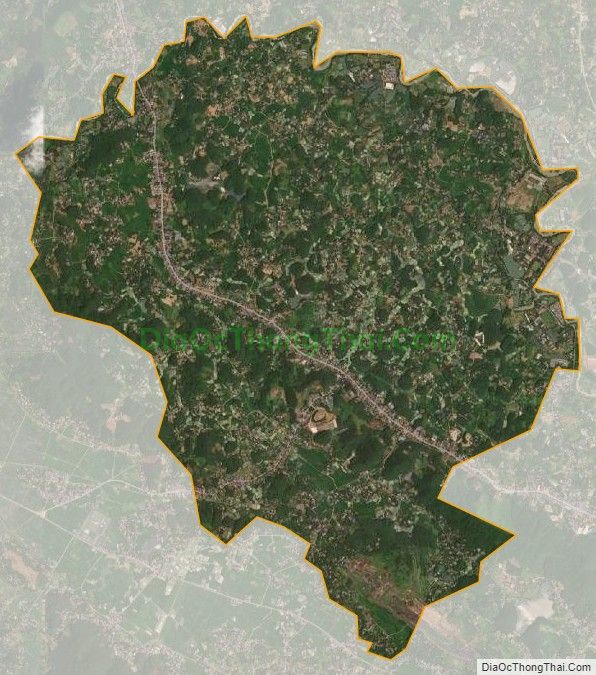 Bản đồ vệ tinh xã Cổ Lũng, huyện Phú Lương