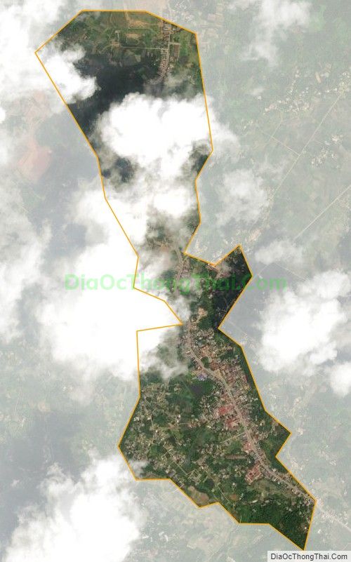 Bản đồ vệ tinh Thị trấn Đu, huyện Phú Lương