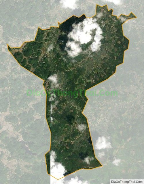 Bản đồ vệ tinh xã Hợp Thành, huyện Phú Lương