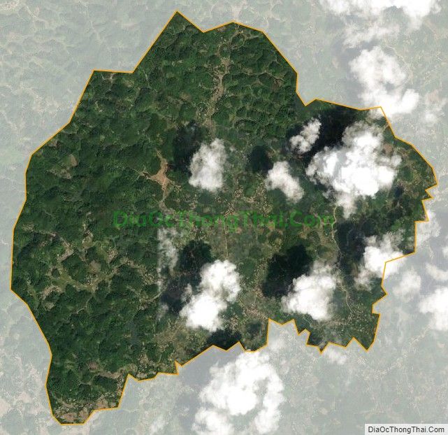 Bản đồ vệ tinh xã Ôn Lương, huyện Phú Lương