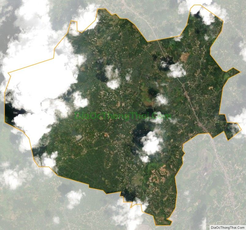 Bản đồ vệ tinh xã Phấn Mễ, huyện Phú Lương