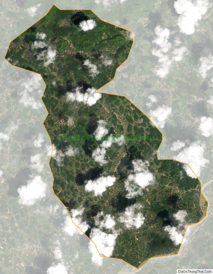 Bản đồ vệ tinh xã Phú Đô, huyện Phú Lương
