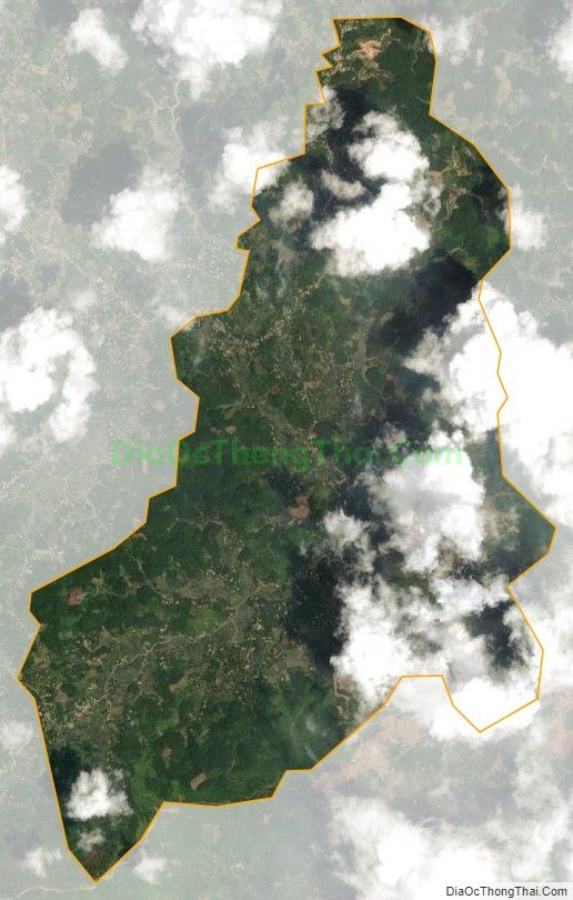 Bản đồ vệ tinh xã Phủ Lý, huyện Phú Lương