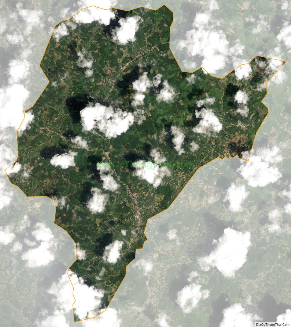 Bản đồ vệ tinh xã Yên Đổ, huyện Phú Lương