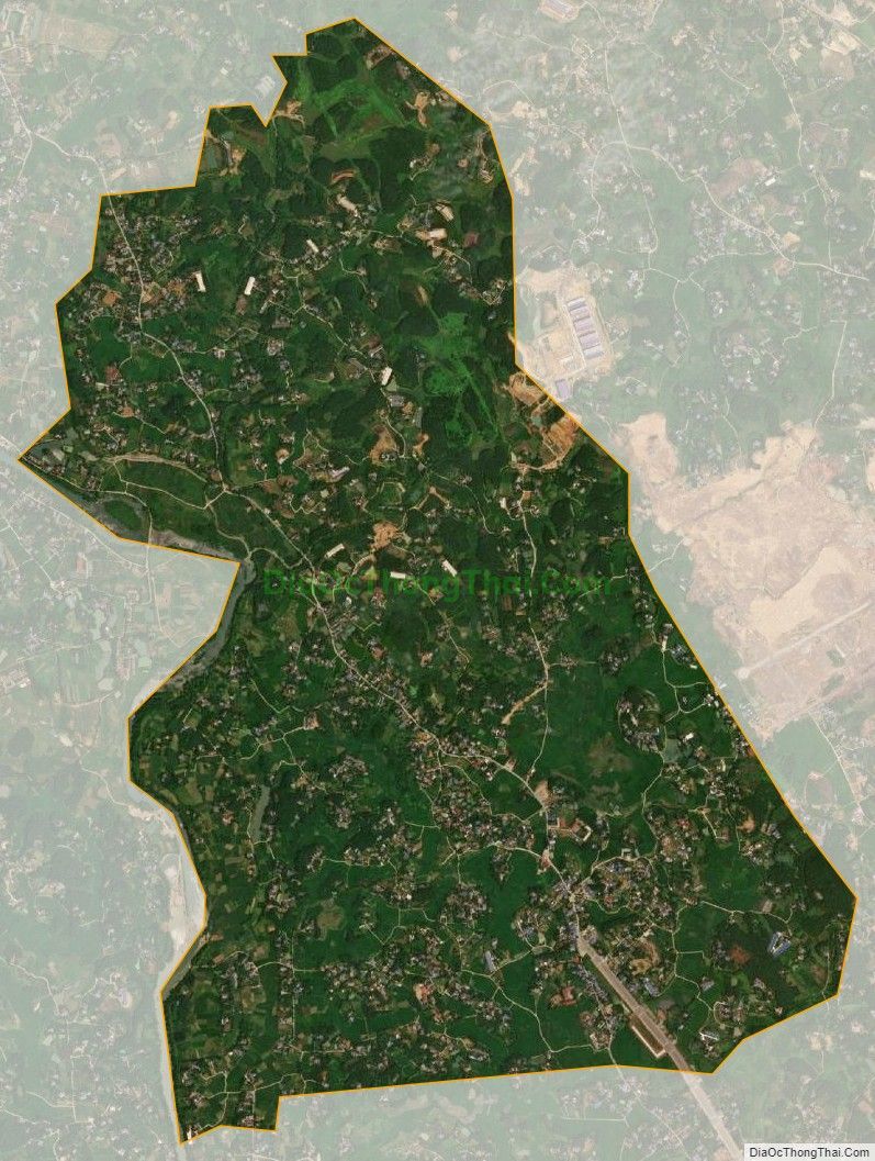 Bản đồ vệ tinh xã Bá Xuyên, thành phố Sông Công