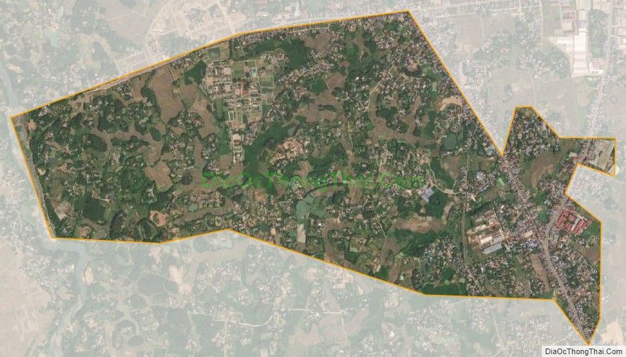 Bản đồ vệ tinh phường Phố Cò, thành phố Sông Công