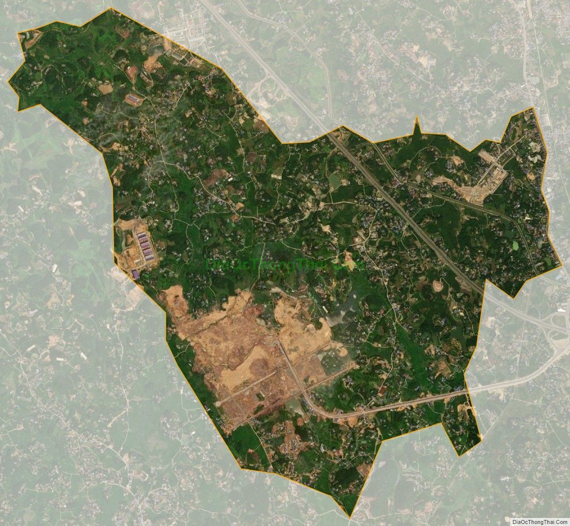 Bản đồ vệ tinh xã Tân Quang, thành phố Sông Công