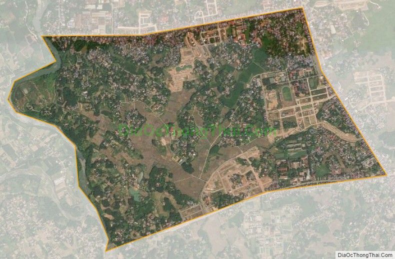 Bản đồ vệ tinh phường Thắng Lợi, thành phố Sông Công