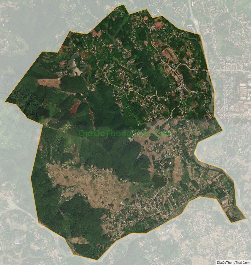 Bản đồ vệ tinh xã Vinh Sơn (cũ), thành phố Sông Công