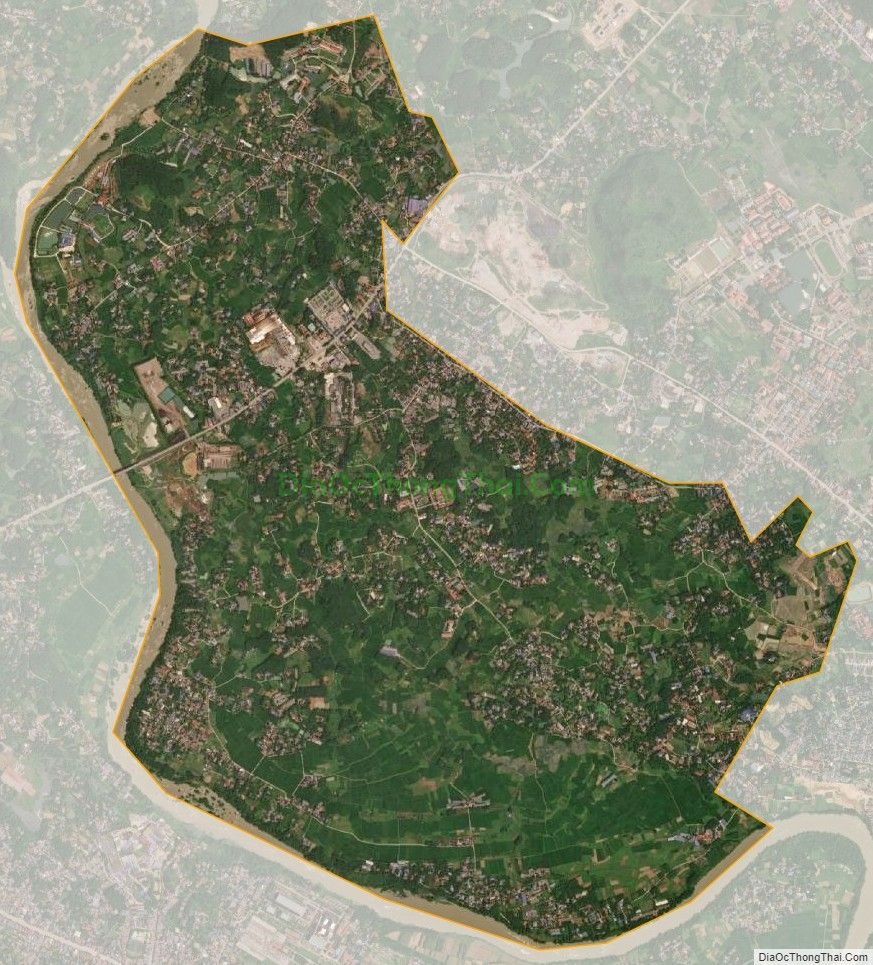 Bản đồ vệ tinh xã Cao Ngạn, thành phố Thái Nguyên