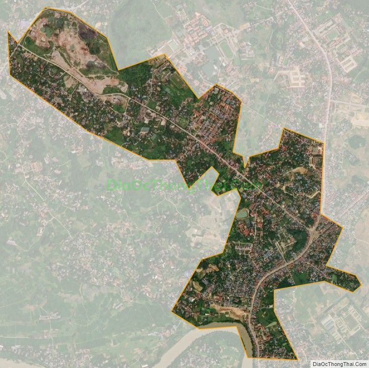 Bản đồ vệ tinh phường Chùa Hang, thành phố Thái Nguyên