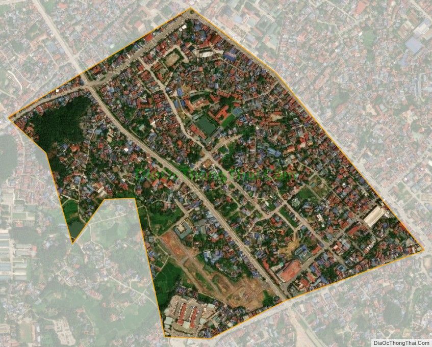 Bản đồ vệ tinh phường Đồng Quang, thành phố Thái Nguyên