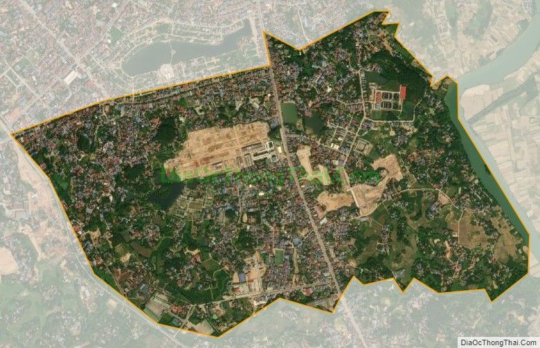 Bản đồ vệ tinh phường Gia Sàng, thành phố Thái Nguyên