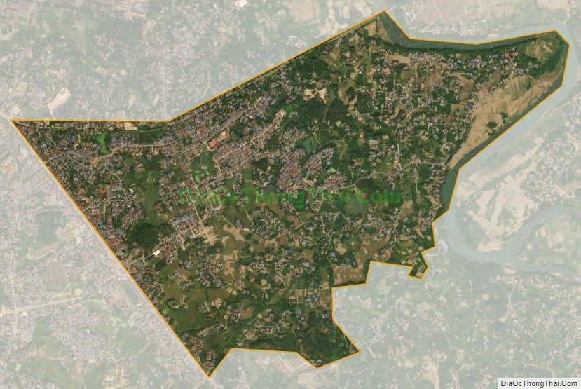Bản đồ vệ tinh phường Hương Sơn, thành phố Thái Nguyên