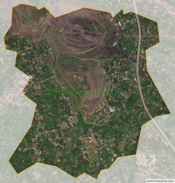 Bản đồ vệ tinh xã Phúc Hà, thành phố Thái Nguyên