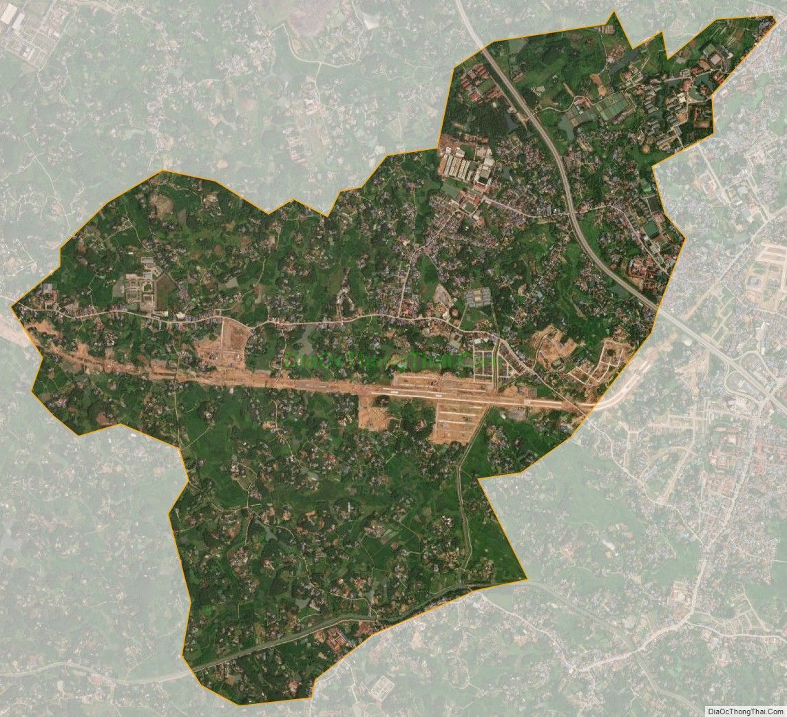 Bản đồ vệ tinh xã Quyết Thắng, thành phố Thái Nguyên