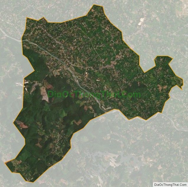 Bản đồ vệ tinh xã Tân Cương, thành phố Thái Nguyên