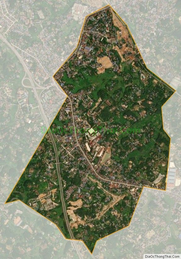 Bản đồ vệ tinh phường Tân Lập, thành phố Thái Nguyên