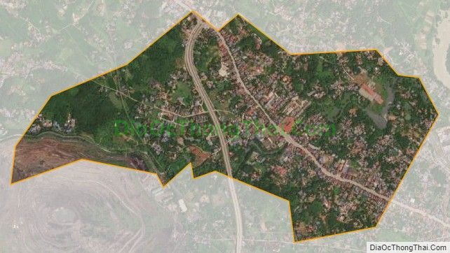 Bản đồ vệ tinh phường Tân Long, thành phố Thái Nguyên