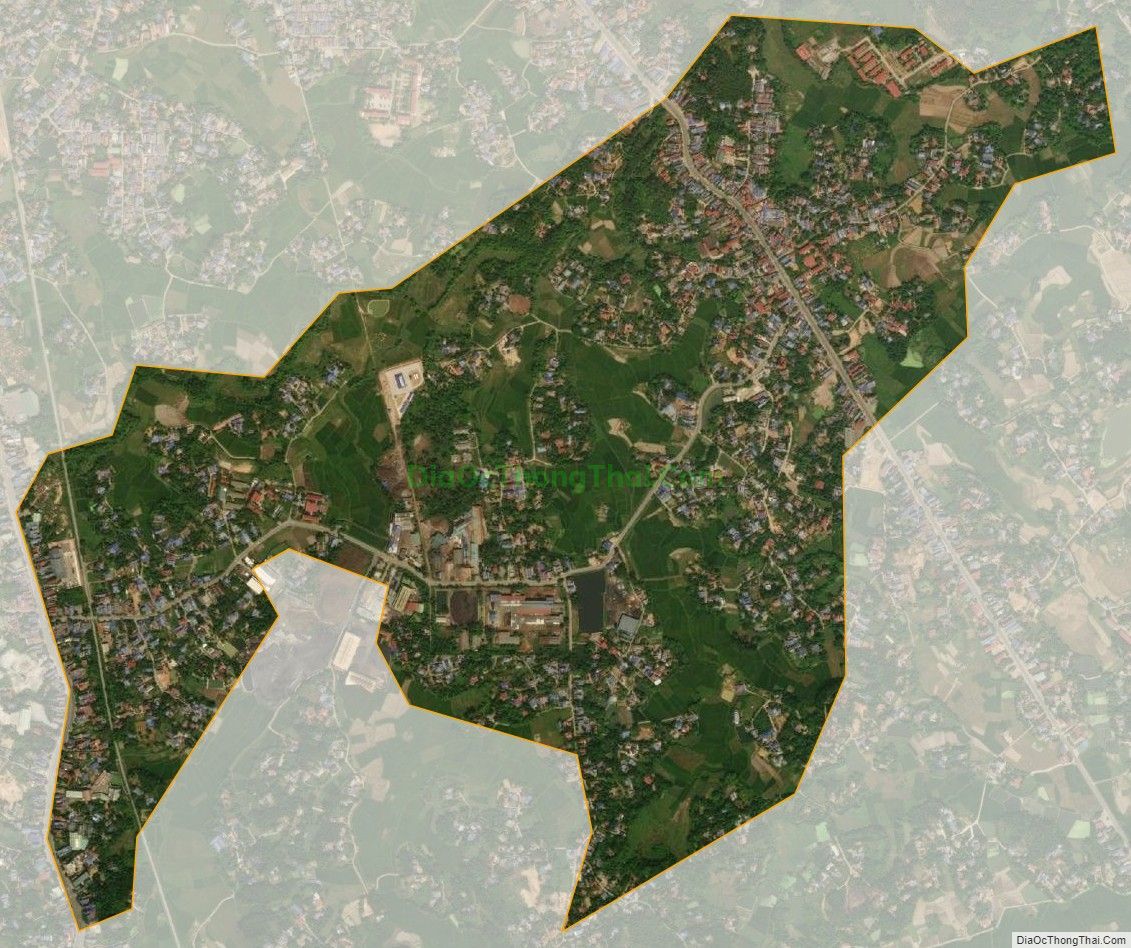 Bản đồ vệ tinh phường Tân Thành, thành phố Thái Nguyên