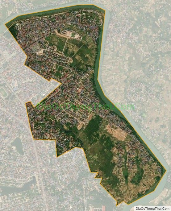 Bản đồ vệ tinh phường Túc Duyên, thành phố Thái Nguyên