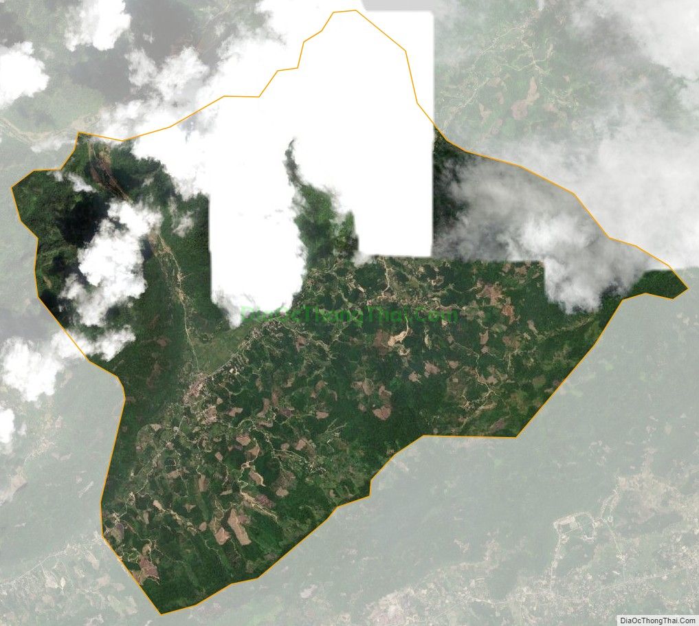 Bản đồ vệ tinh xã Cúc Đường, huyện Võ Nhai