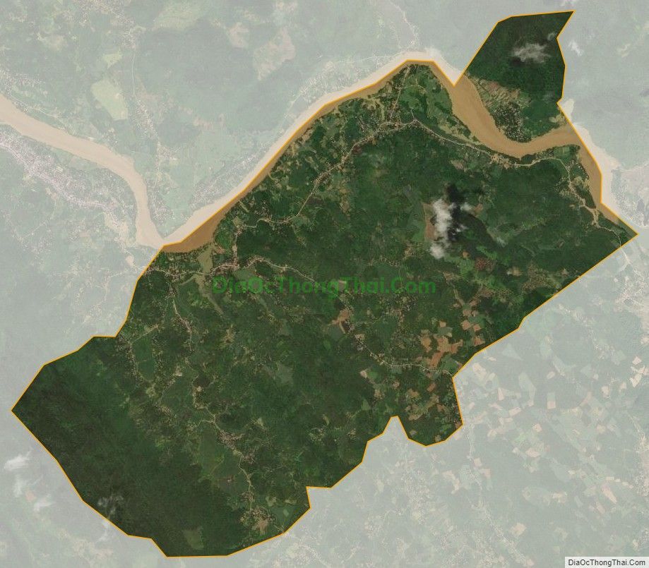 Bản đồ vệ tinh xã Ái Thượng, huyện Bá Thước