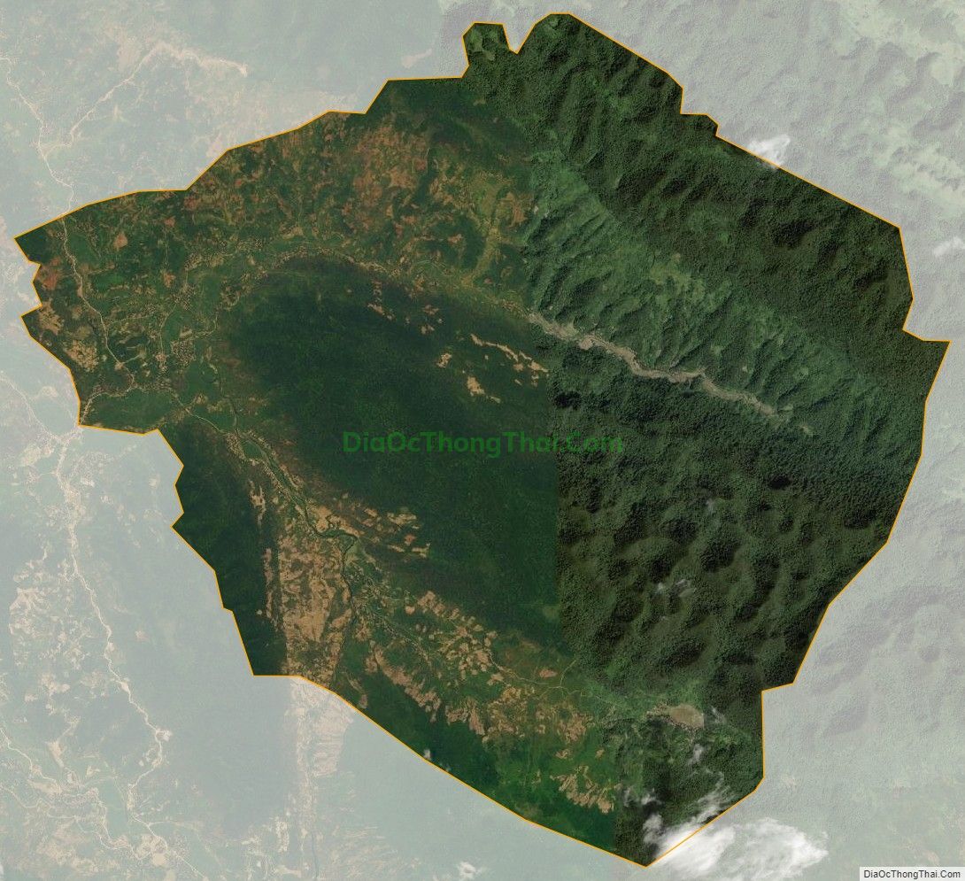 Bản đồ vệ tinh xã Cổ Lũng, huyện Bá Thước