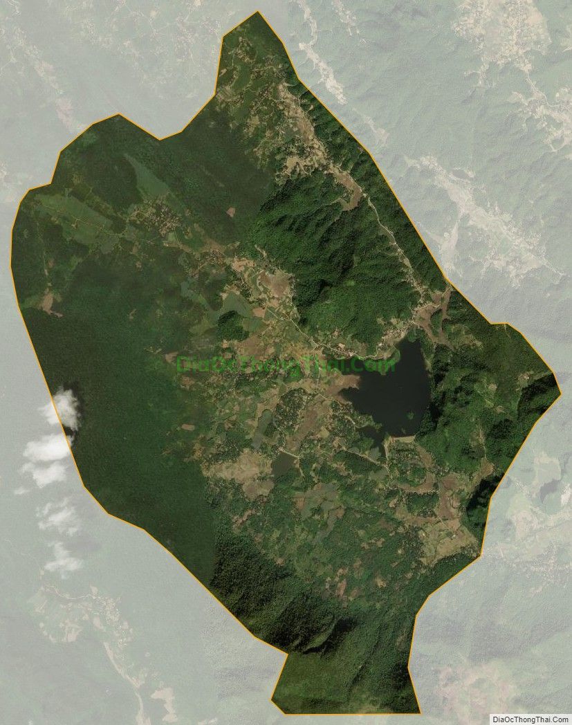 Bản đồ vệ tinh xã Điền Hạ, huyện Bá Thước