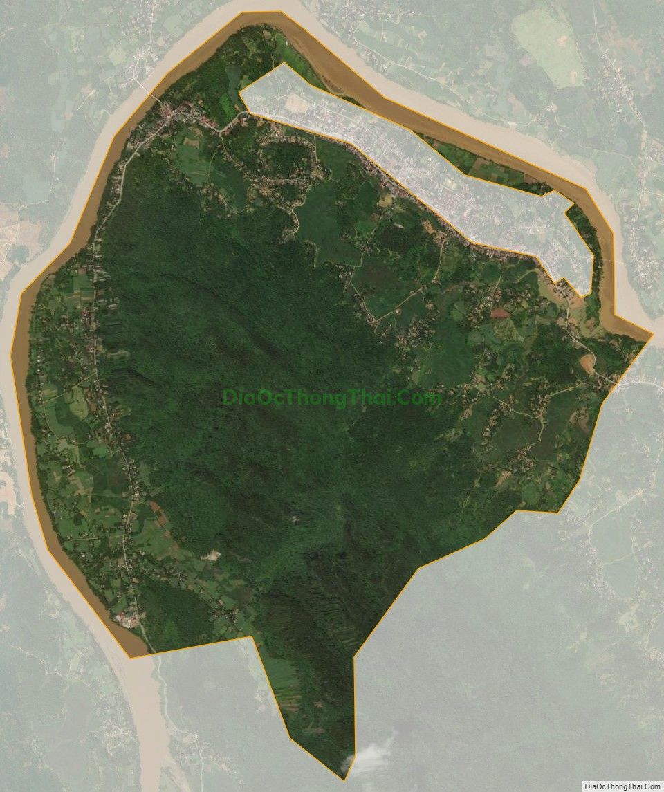 Bản đồ vệ tinh xã Lâm Xa (cũ), huyện Bá Thước