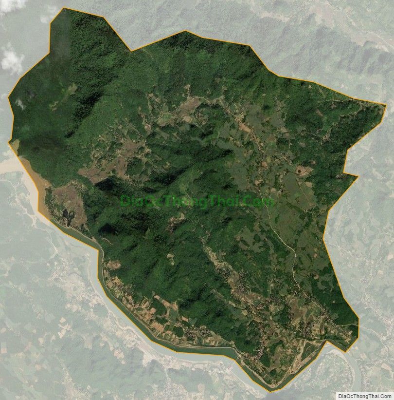 Bản đồ vệ tinh xã Lương Ngoại, huyện Bá Thước