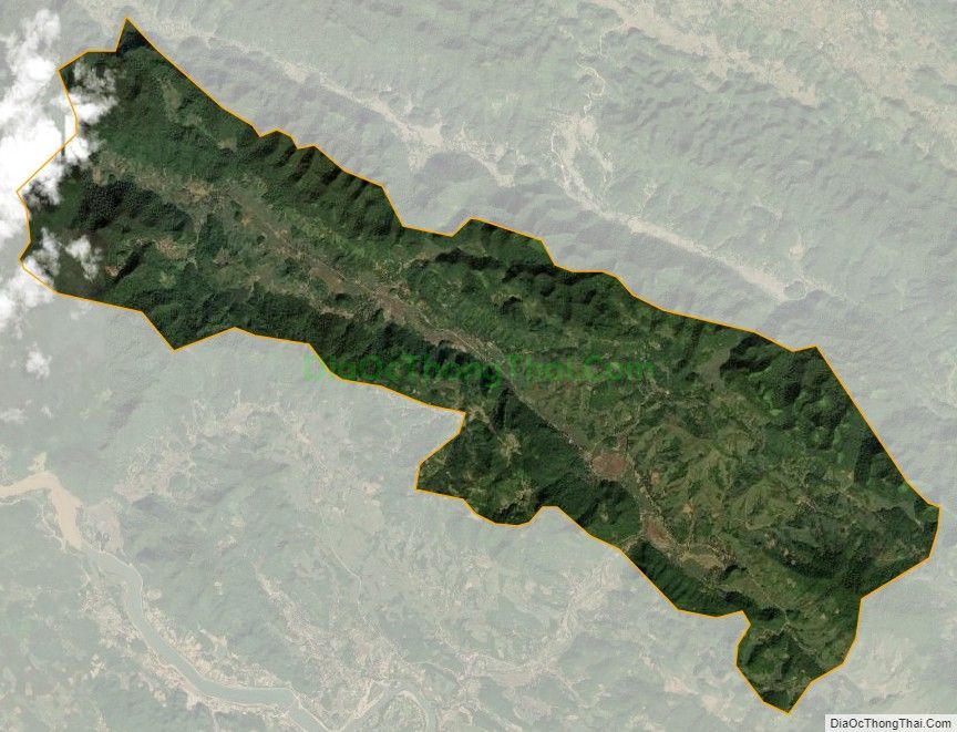 Bản đồ vệ tinh xã Lương Nội, huyện Bá Thước