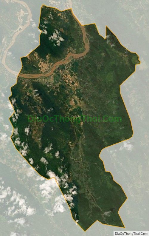 Bản đồ vệ tinh xã Thiết Ống, huyện Bá Thước