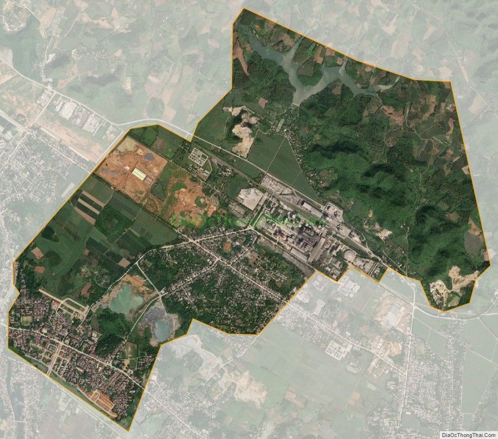 Bản đồ vệ tinh phường Ba Đình, thị xã Bỉm Sơn