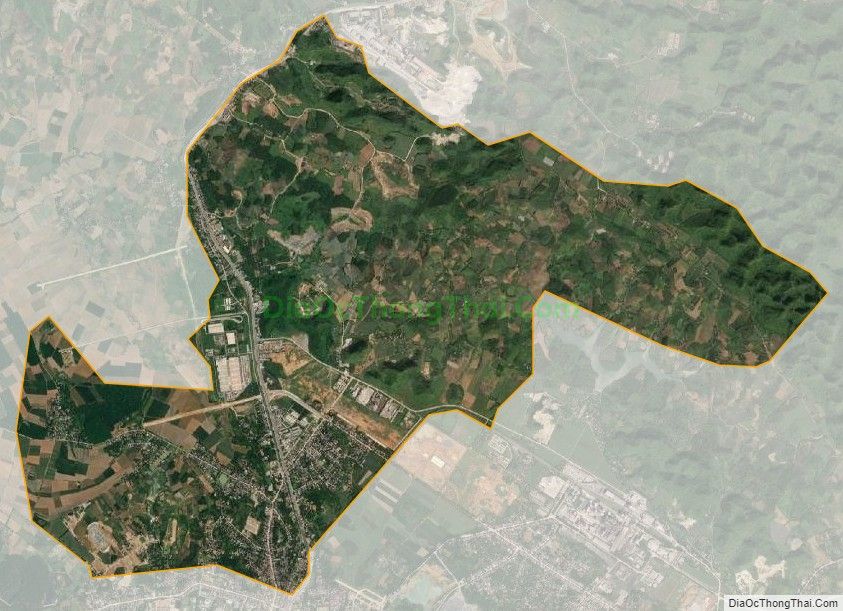 Bản đồ vệ tinh phường Bắc Sơn, thị xã Bỉm Sơn