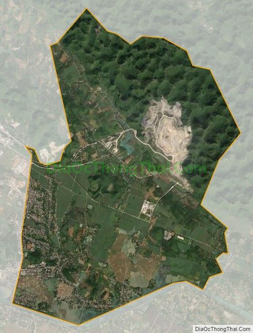 Bản đồ vệ tinh phường Đông Sơn, thị xã Bỉm Sơn