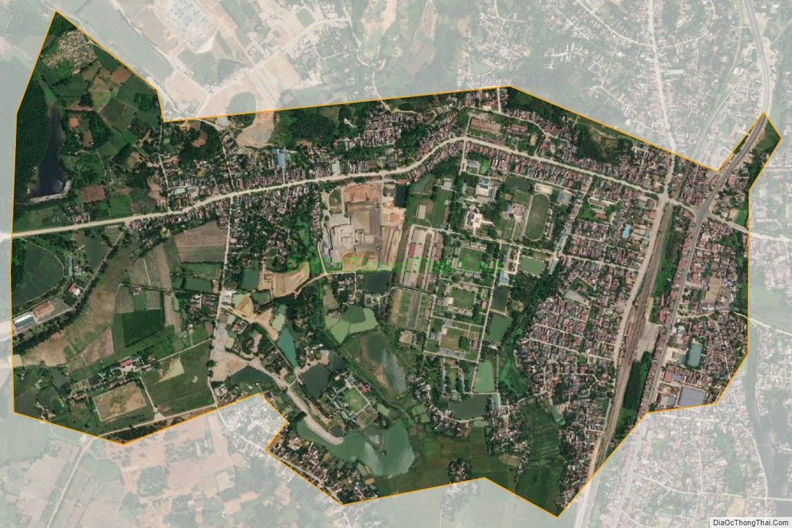 Bản đồ vệ tinh phường Ngọc Trạo, thị xã Bỉm Sơn