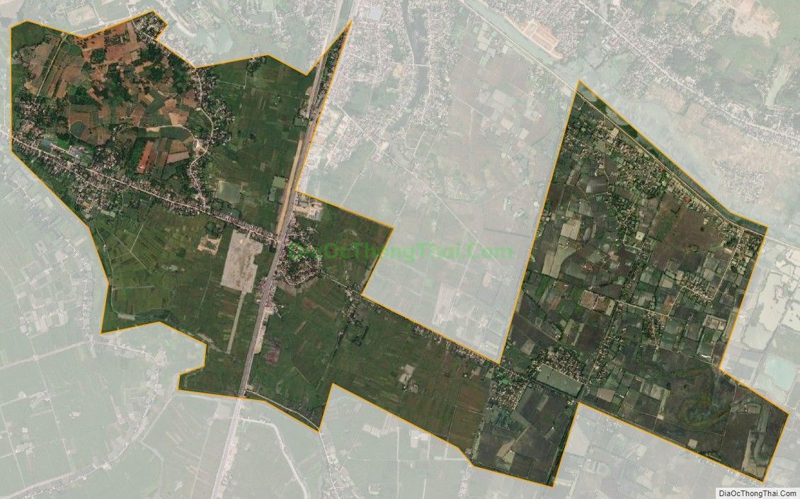 Bản đồ vệ tinh xã Quang Trung, thị xã Bỉm Sơn
