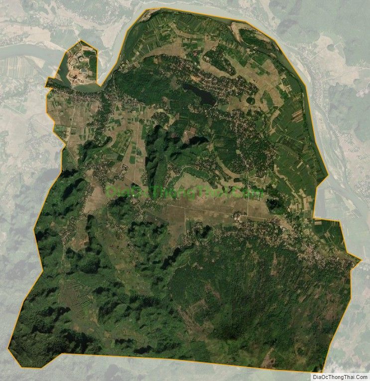Bản đồ vệ tinh xã Cẩm Bình, huyện Cẩm Thủy
