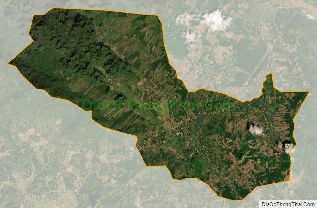 Bản đồ vệ tinh xã Cẩm Châu, huyện Cẩm Thủy