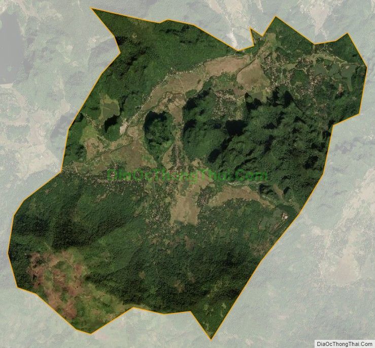 Bản đồ vệ tinh xã Cẩm Liên, huyện Cẩm Thủy